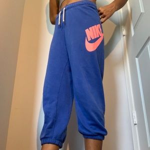 Blue Nike Sweatpants